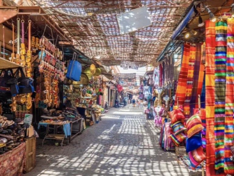 the souks and streets of marrakech