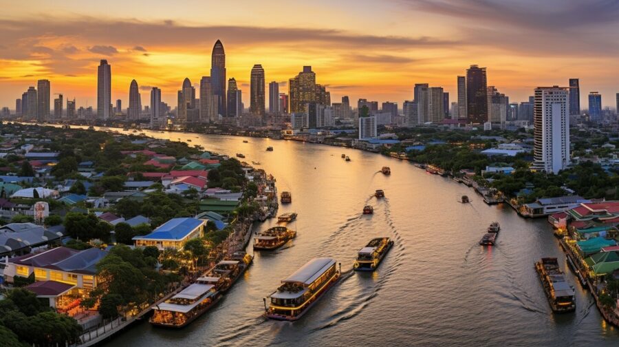 Bangkok skyline