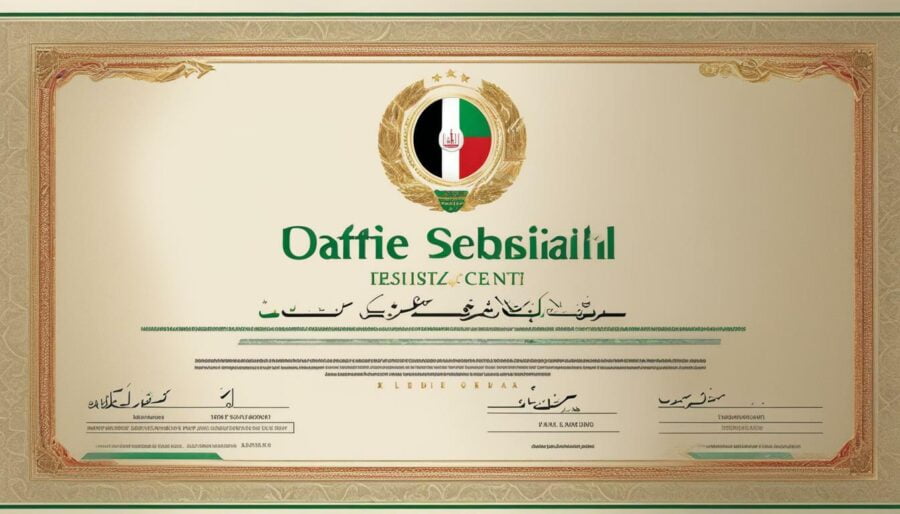 UAE Tax Residency Certificate