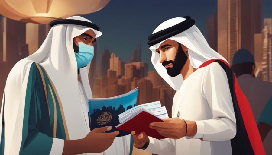 UAE residency visa application