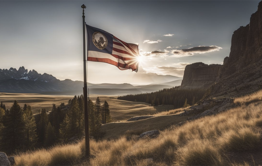 state of wyoming flag