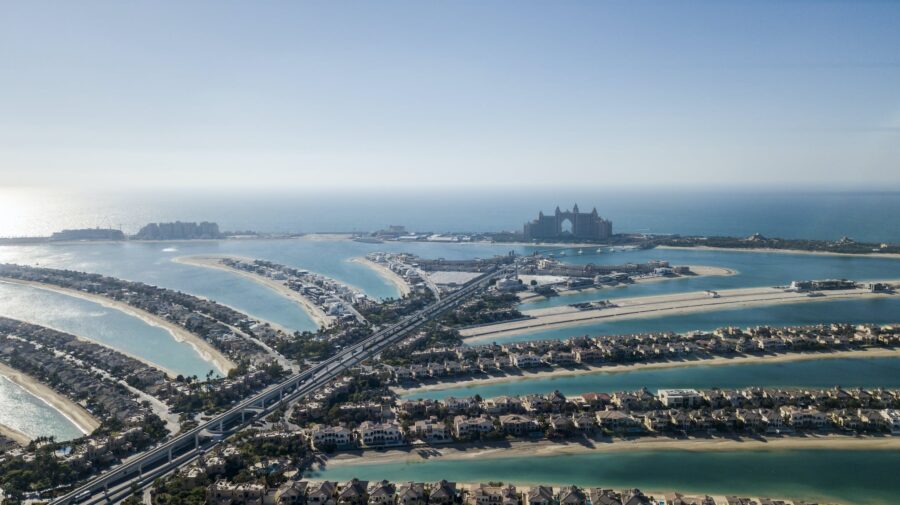 Aerial View of Palm Jumeirah
