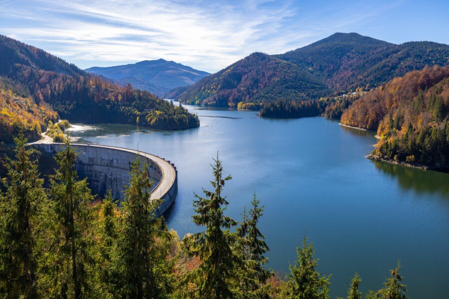 Dragan Lake in Romania