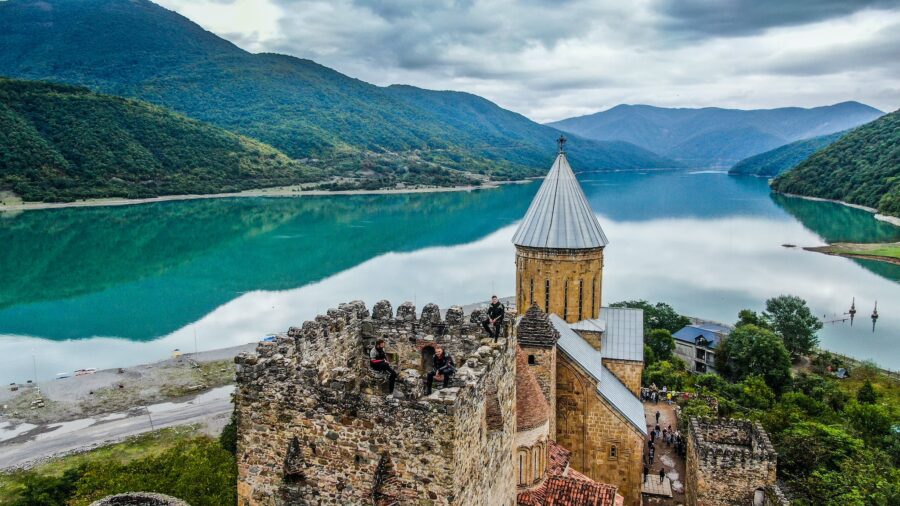 Lake Near the Green Mountains