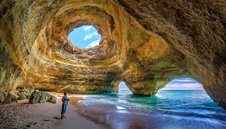 portugal, algarve, benagil