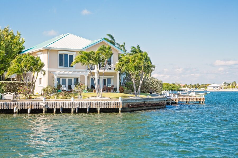 cayman islands real estate, canal front condos, luxury