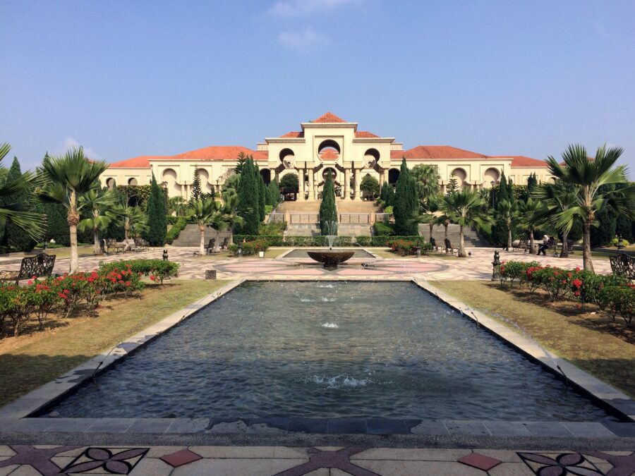 white and brown concrete building