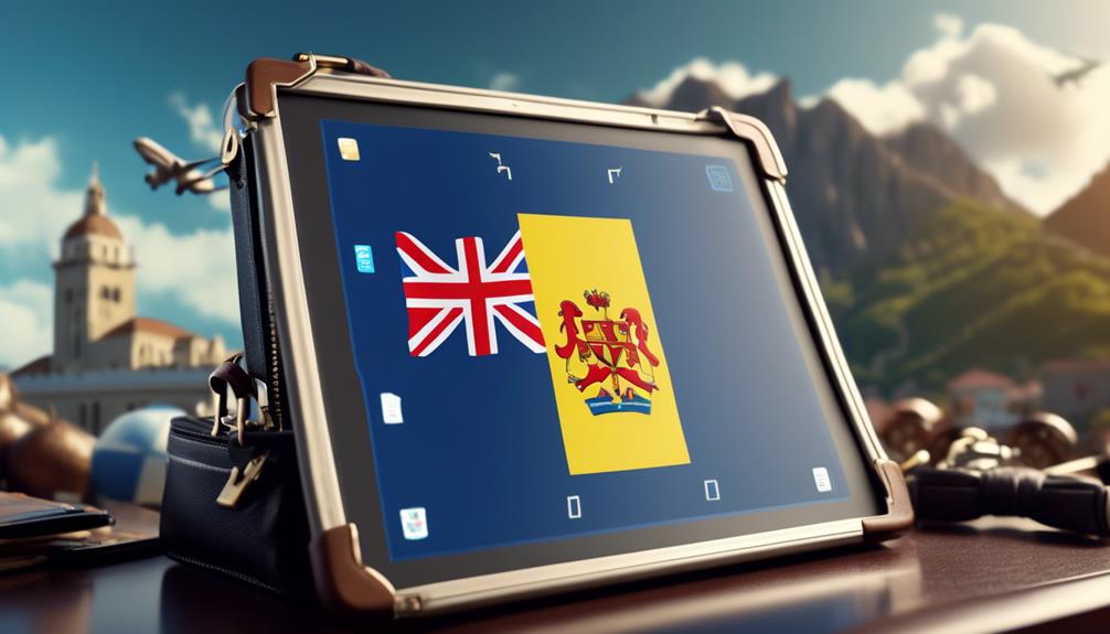 key montserrat e visa information