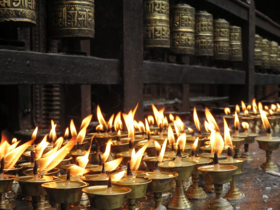 candles, offering, temple