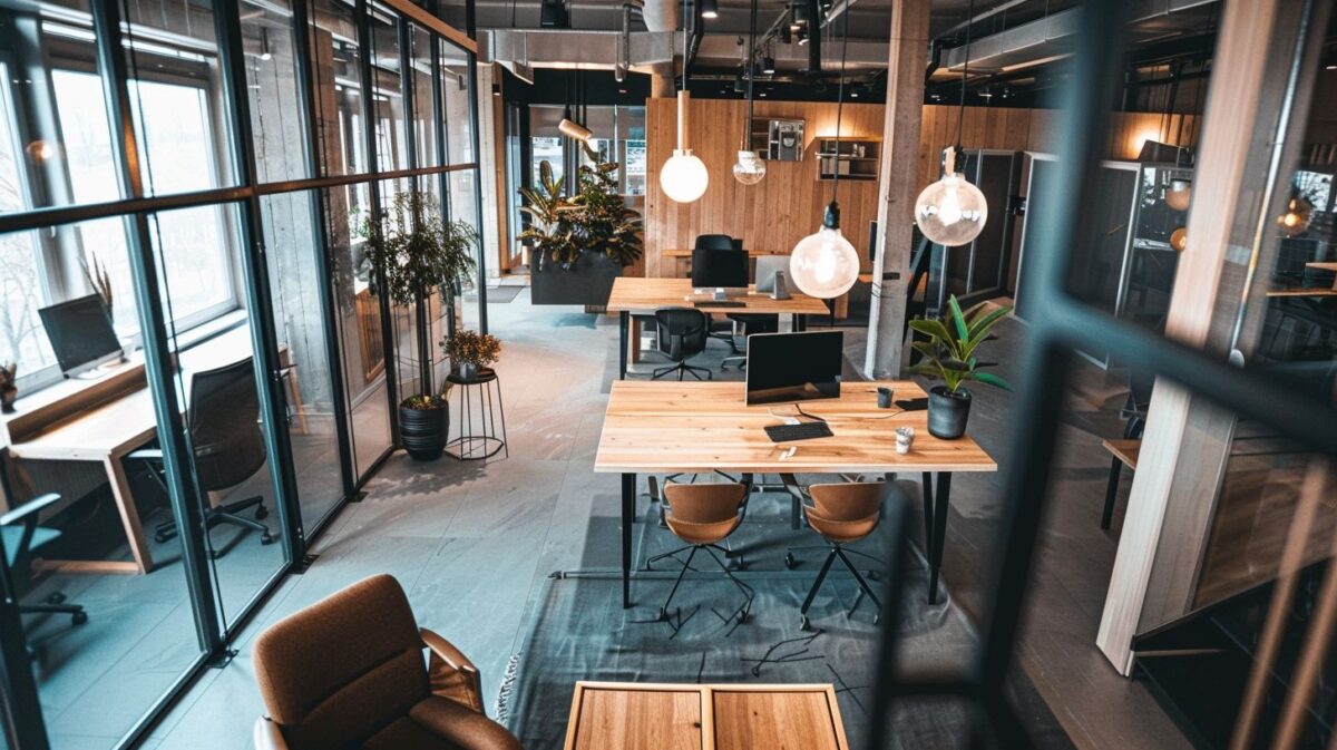 A 2022 Facebook photo showcasing diverse business structures in Lithuania.