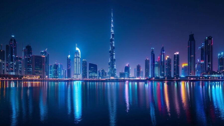 dubai cityscape at night 4a2b0967 2f9b 4afe b671 00187e9a3a02