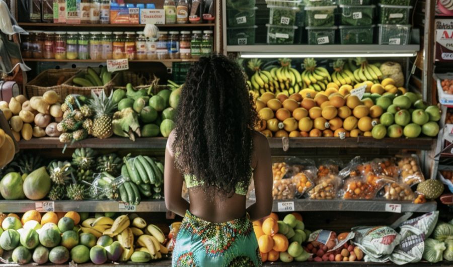 doing groceries in saint lucia