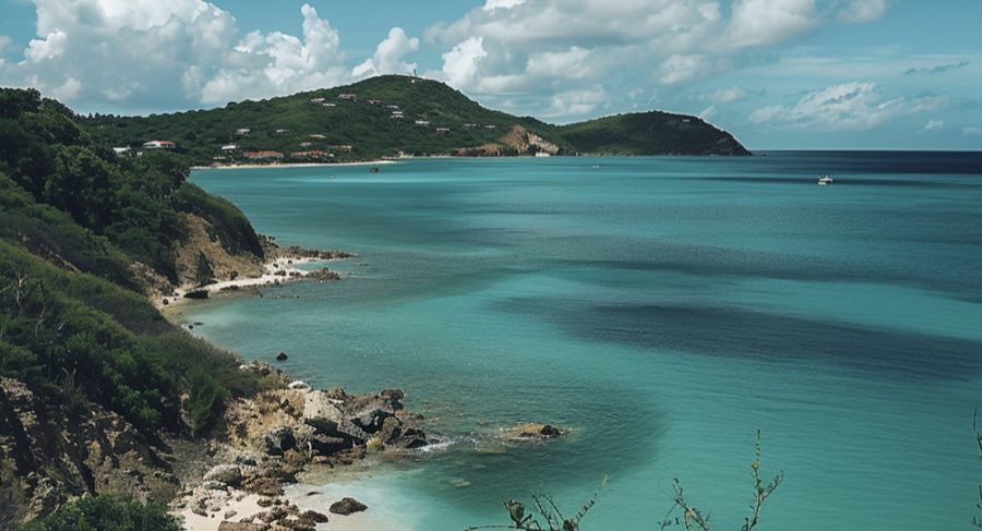 the coastline of antigua and barbuda