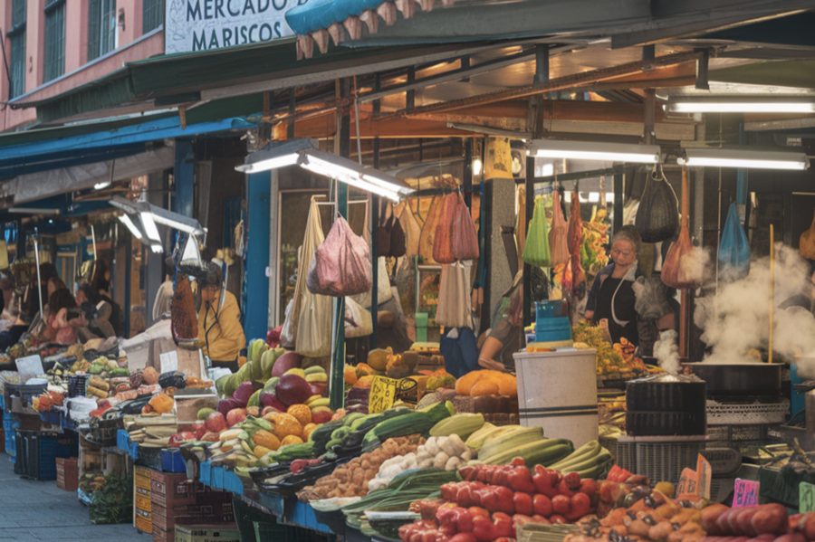 food market in panama