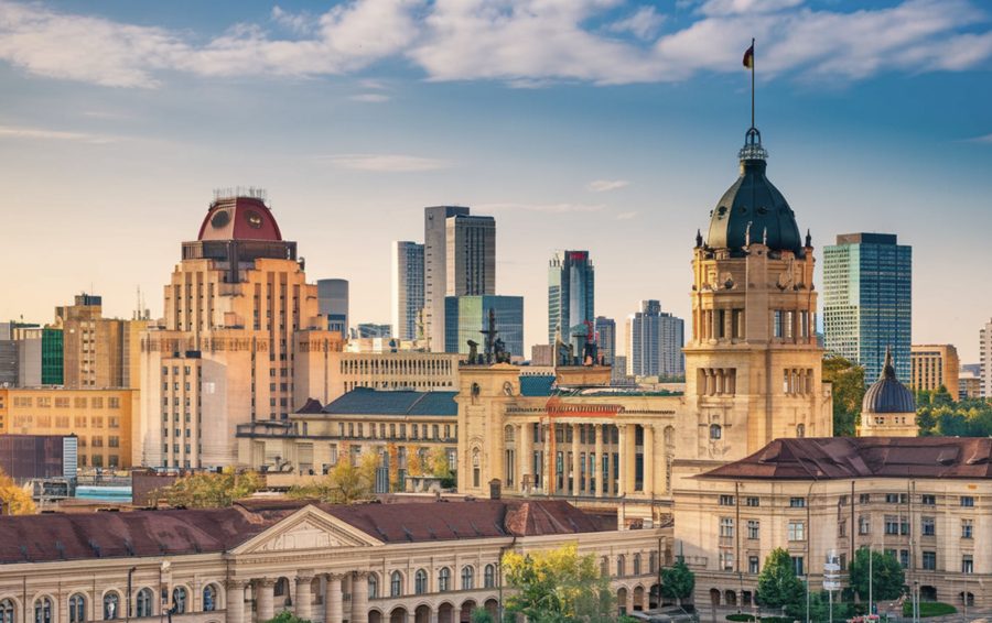panoramic shot of bucharest in romania