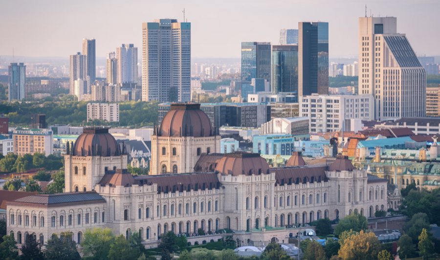the streets of bucharest romania